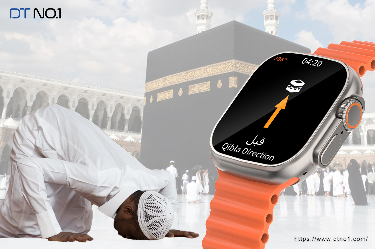 Muslim Sports Wristwatch Fajr Qibla Compass Mens Watches City Select  Prayers Times Digital Men 1680 Muslim Waterproof Hand Watch Silver Black  Color: Buy Online at Best Price in Egypt - Souq is